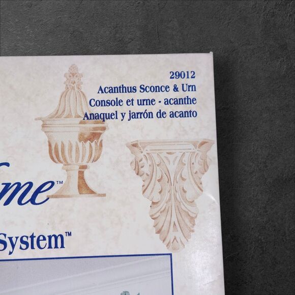 Vintage Plaid Elegant Home Stencils Set of 3 Tuscan French Country 1996 NOS - Picture 4 of 12